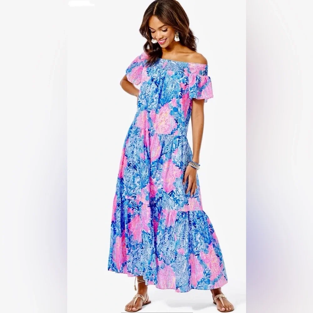 Lilly Pulitzer Dezi maxi dress Sway with Me - Picture 1 of 3